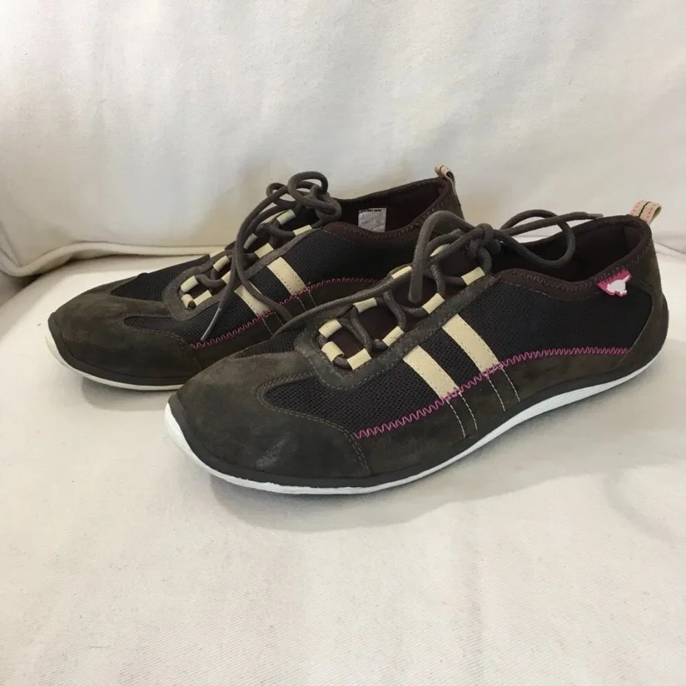 Rocket Dog Brown/Pink Suede Sneaker